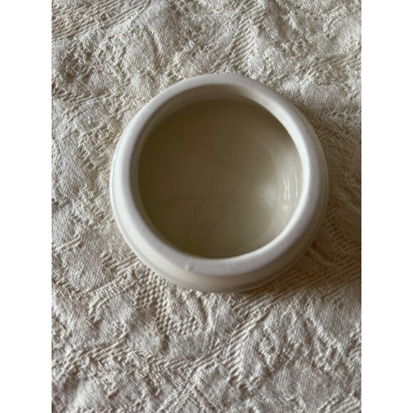 2 Stackable Set Ceramic Sugar & Creamer Jar Minimalist Style Storage Container - Picture 4 of 16